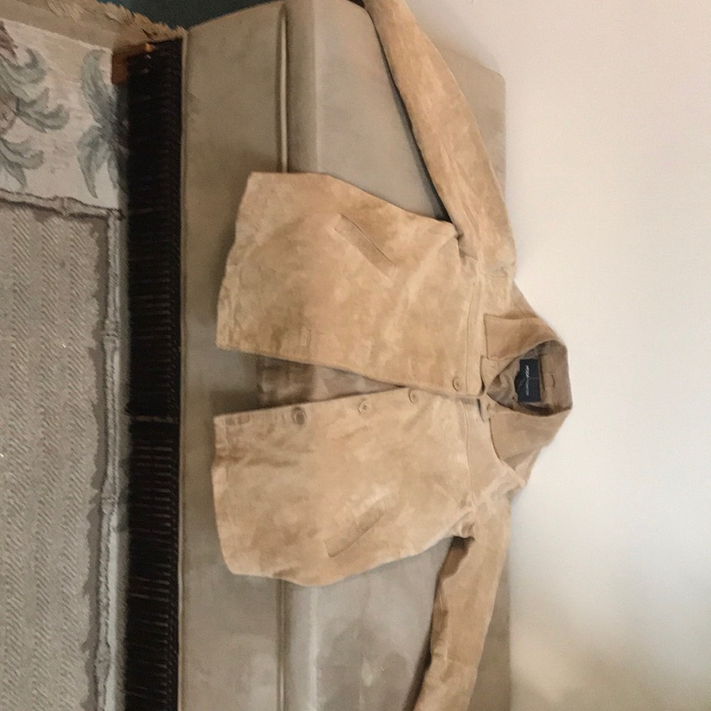 Suede blazer like new!